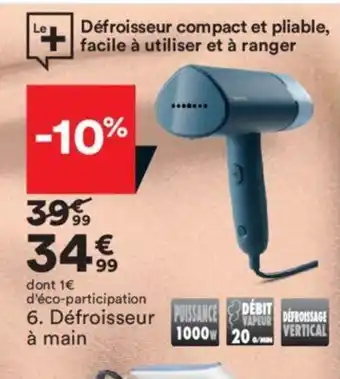 Défroisseur à main
