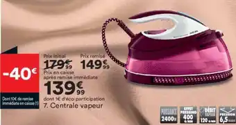 BUT Centrale vapeur offre