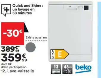 BUT Lave-vaisselle offre