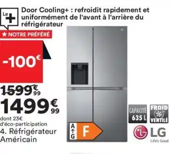 BUT Réfrigérateur Américain offre