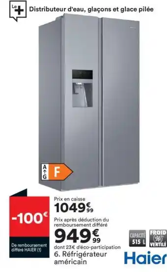 Réfrigérateur américain