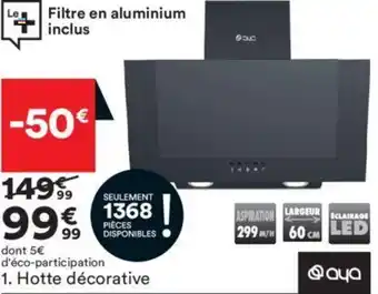 BUT Hotte décorative offre