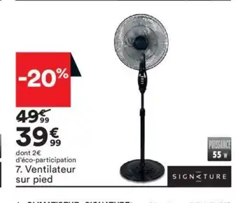 BUT Ventilateur sur pied offre