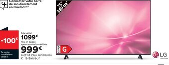 BUT LG Televiseur offre