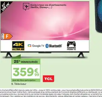 BUT TCL Televiseur offre