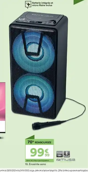 BUT Enceinte sono offre
