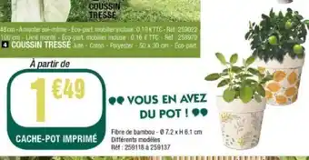 La Foir'Fouille Cache pot imprime offre