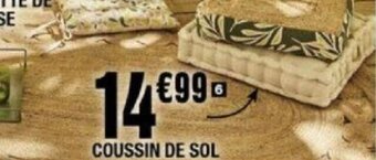 La Foir'Fouille Coussin de sol offre
