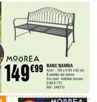 La Foir'Fouille Banc bamba offre
