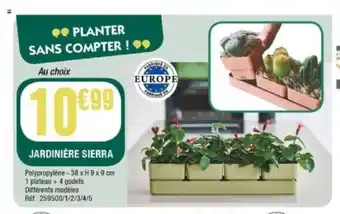 La Foir'Fouille Jardinière sierra offre