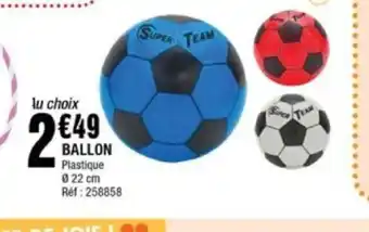 La Foir'Fouille Ballon offre