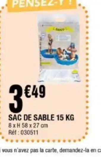 La Foir'Fouille Sac de sable 15 kg offre