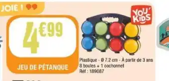 Jeu de petanque