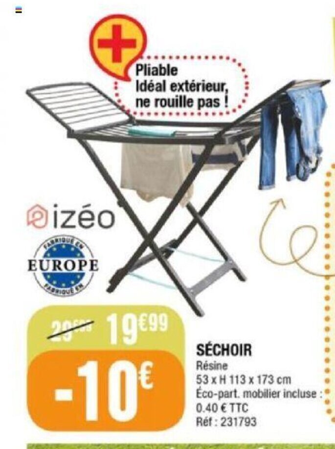 Promo Sechoir chez La Foir'Fouille