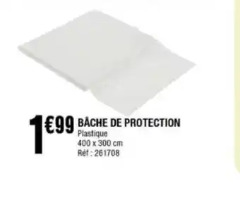 La Foir'Fouille Bache de protection offre