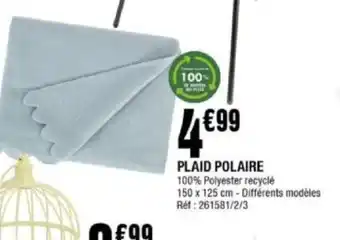 La Foir'Fouille Plaid polaire offre