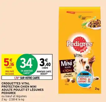 Intermarché Hyper Croquettes Vital Protection Chien Mini offre