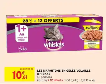 Les Marmitons En Gelée Volaille Whiskas