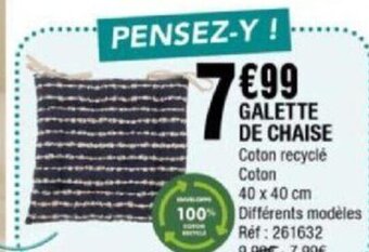 La Foir'Fouille Galette de chaise offre