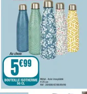 La Foir'Fouille Bouteille isotherme 50cl offre