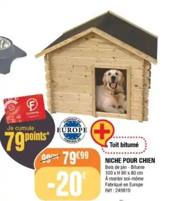 Niche pour chien