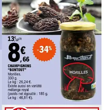 E.Leclerc Champignons bontout offre