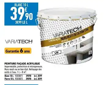 Brico Cash Peinture Facade Acrylique offre