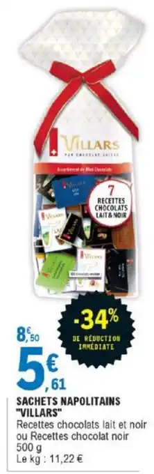 E.Leclerc Sachets napolitains Villars offre