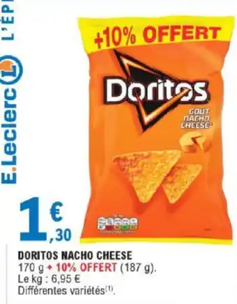 E.Leclerc Doritos nacho Cheese offre