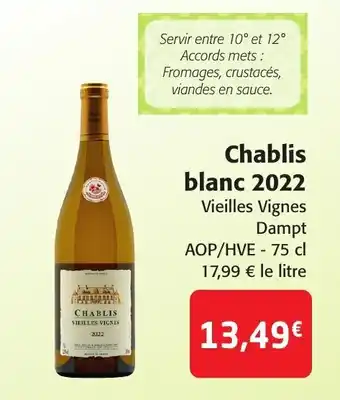 Chablis blanc 2022