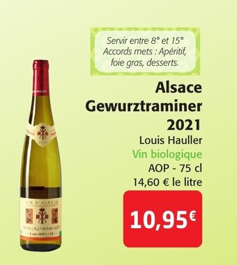 Colruyt Alsace gewurztraminer 2021 offre