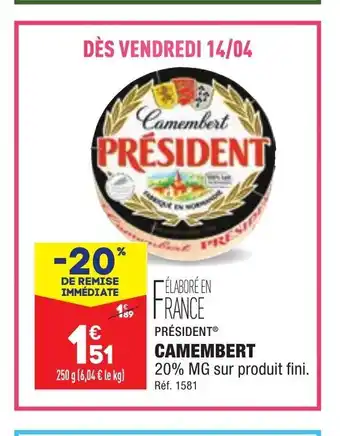 ALDI Camembert offre