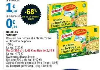 E.Leclerc Bouillon Knorr offre
