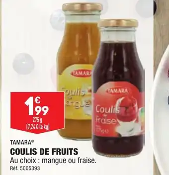 ALDI Coulis de fruits offre