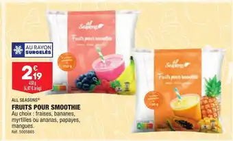 ALDI Fruits pour smoothie offre