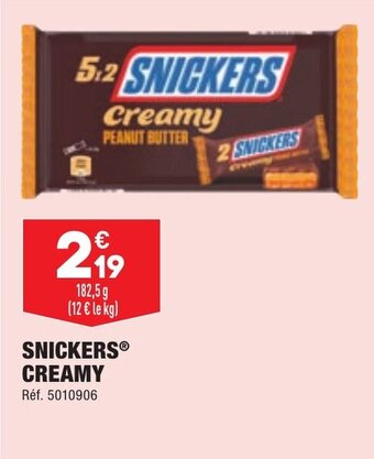 ALDI Snickers creamy offre