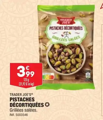 ALDI Pistaches décortiquées offre