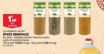 ALDI Epices orientales offre