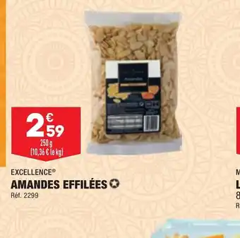 Amandes effilees