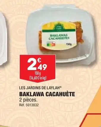 ALDI Baklawa cacahuete offre