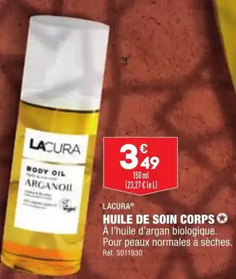 ALDI Huile de soin corps offre