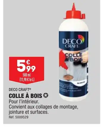 ALDI Colle a bois offre