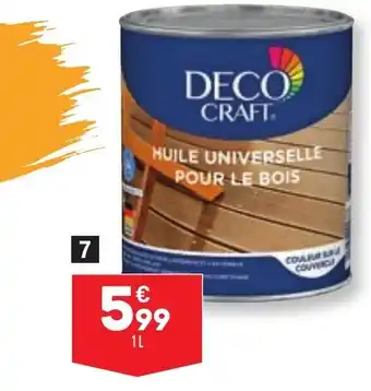 ALDI Huile universelle pour bois offre