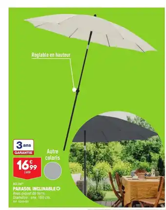 ALDI Parasol inclinable offre