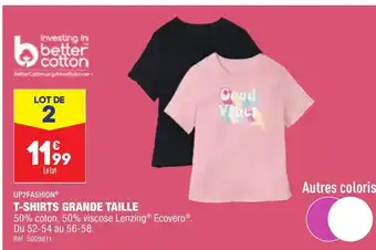 ALDI T shirts grande taille offre