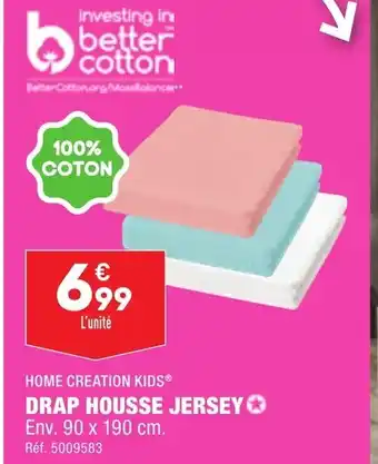 ALDI Drap housse jersey offre
