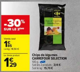 Carrefour Chips De Légumes Carrefour Selection offre