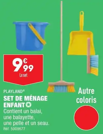 ALDI Set de menage enfant offre