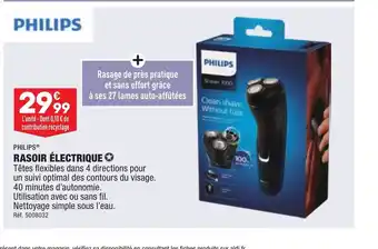 ALDI Philips rasoir électrique offre