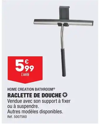 ALDI Raclette de douche offre